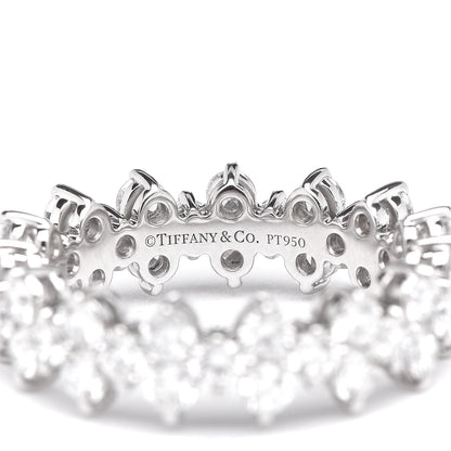 Tiffany Platinum Diamond Aria Eternity Ring 56 7.25 4 of 4