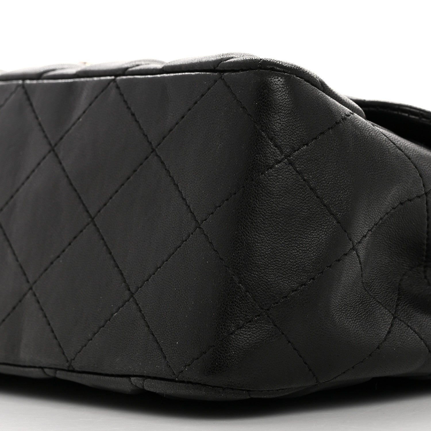Chanel Lambskin Quilted Jumbo Single Flap Black 10 of 10
