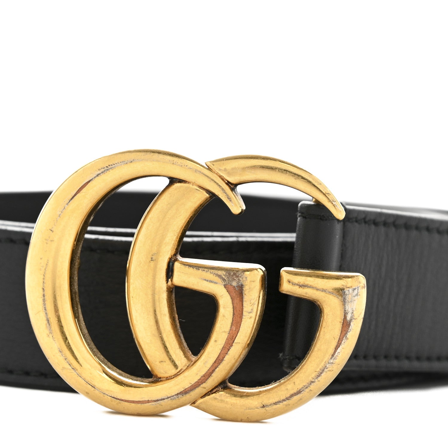 Gucci Calfskin Double G 30mm Belt 85 34 Black 6 of 9