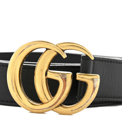 Gucci Calfskin Double G 30mm Belt 85 34 Black 6 of 9