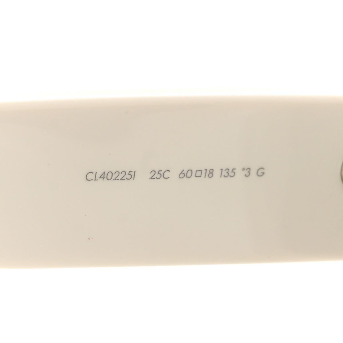 Acetate Cat Eye Sunglasses CL402251 White