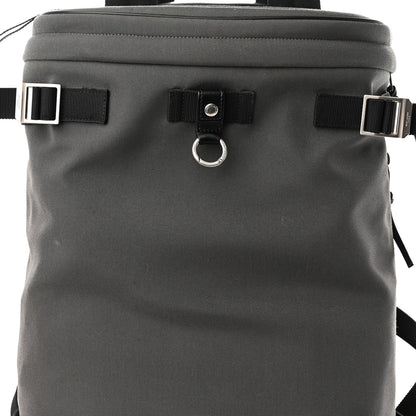 Saint Laurent Canvas Calfskin Rivington Race Convertible Backpack Storm 8 of 10