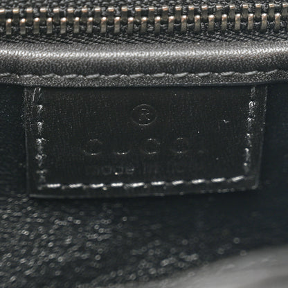 Gucci Boarded Dyana Lux Calfskin Web Monochrome Small Bamboo 1947 Top Handle Bag Black 6 of 9
