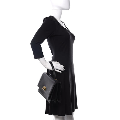 Balenciaga Box Calfskin Medium Sharp Top Handle Bag Black 2 of 9