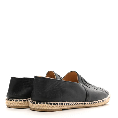 Chanel Lambskin CC Espadrilles 39 Black 4 of 8