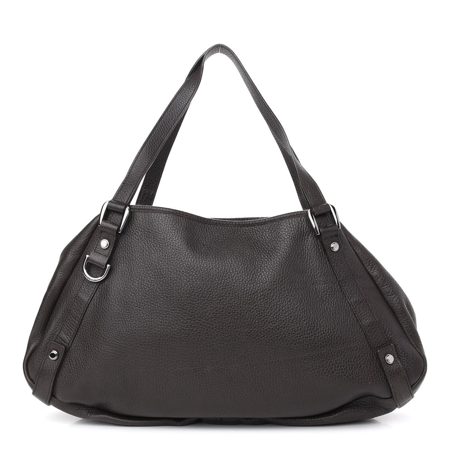 Gucci Calfskin Medium Abbey Shoulder Bag Dark Brown 1 of 10