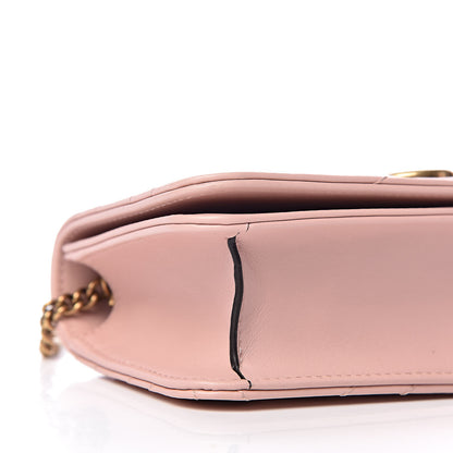 Gucci Calfskin Matelasse GG Marmont Mini Bag Perfect Pink 7 of 10