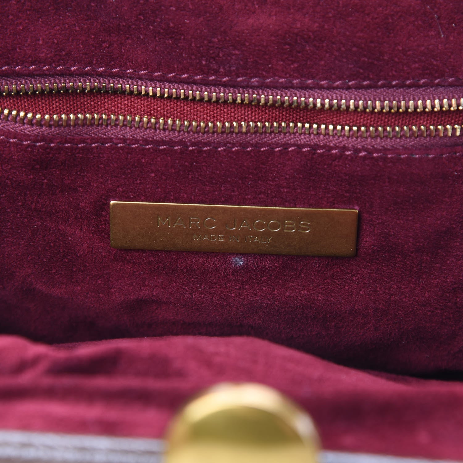 Marc Jacobs Calfskin Quilted Little Stam Brown 6 of 11