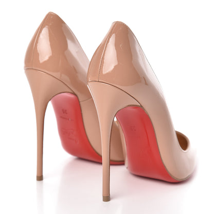 Christian Louboutin Patent So Kate 120 Pumps 35 Nude 4 of 9