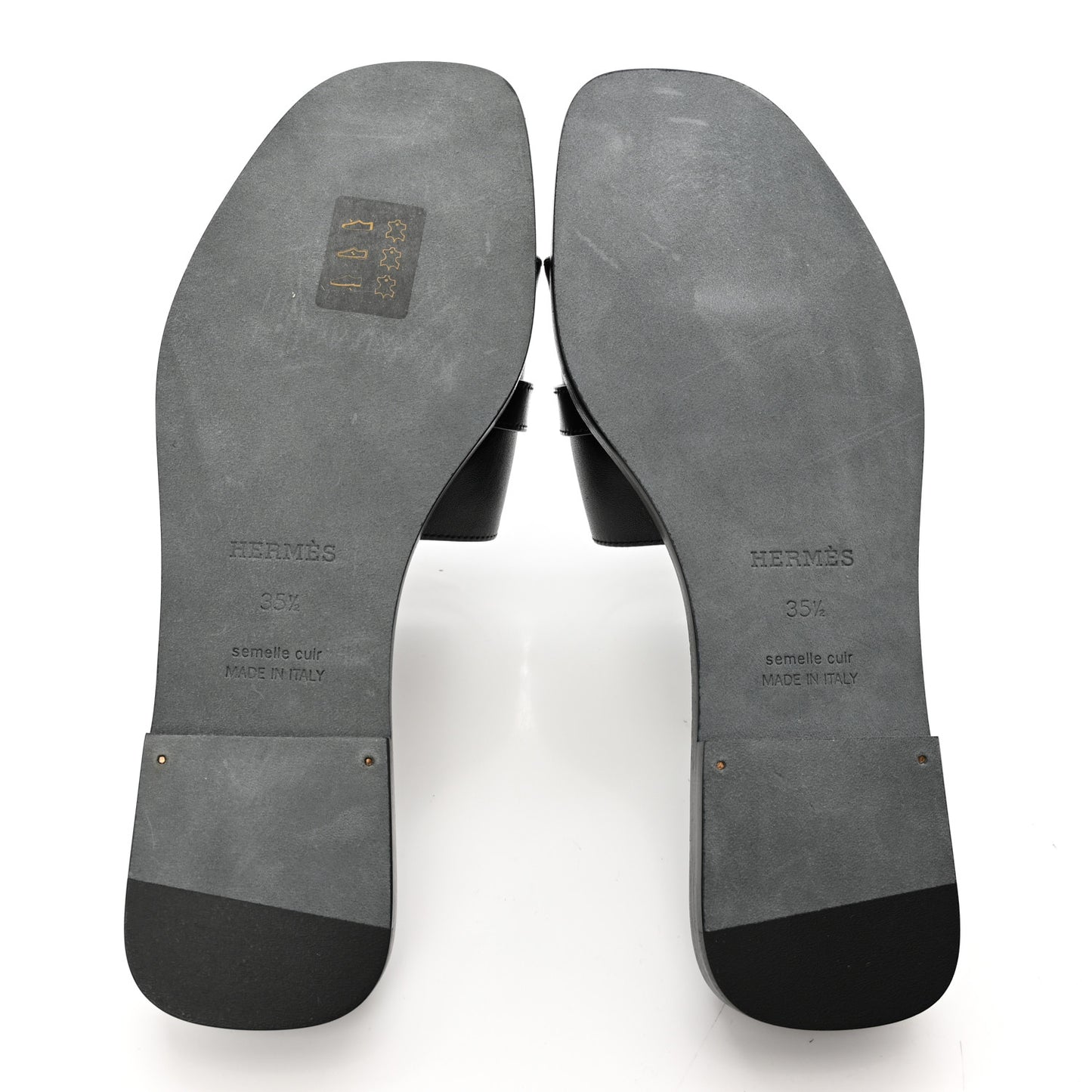 Calfskin Giulia Sandals 35.5 Black