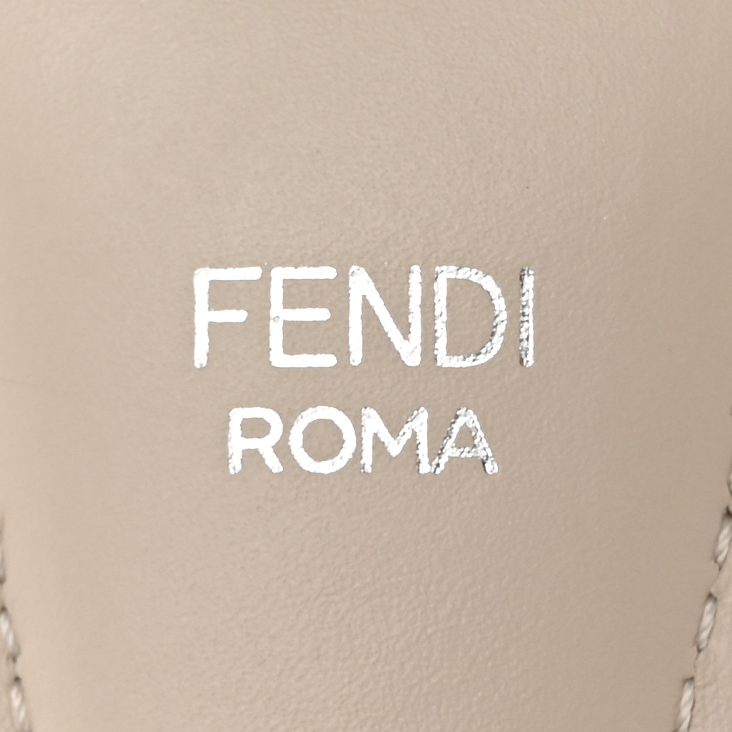 Fendi Jacquard Ribbon Vitello King FF Bi-Color Intreccio Adjustable Strap You Nuvola Edamame 3 of 4