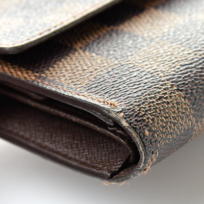 Louis Vuitton Damier Ebene Porte Tresor International Wallet 17 of 18