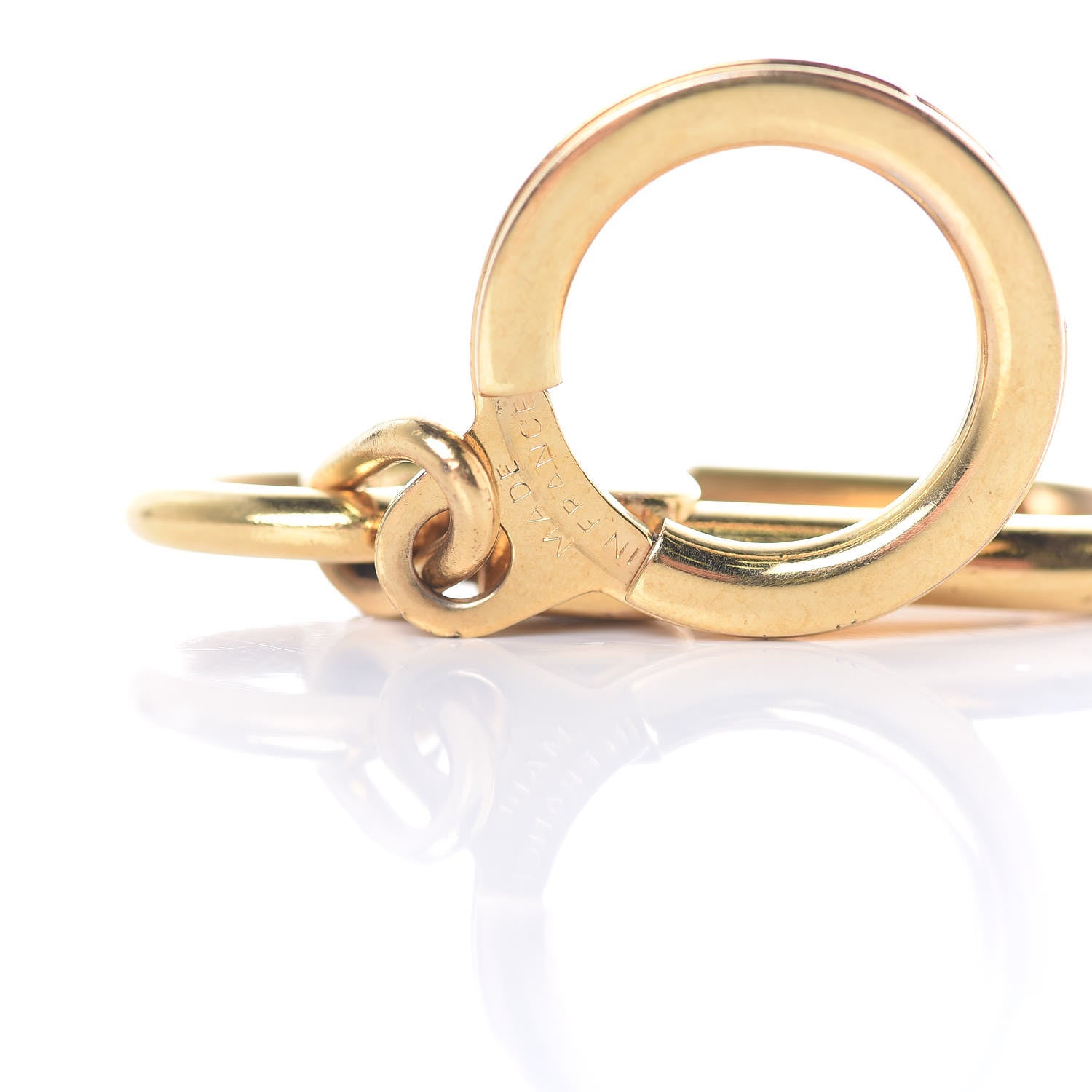 Louis Vuitton Pochette Extender Key Ring Gold 3 of 3