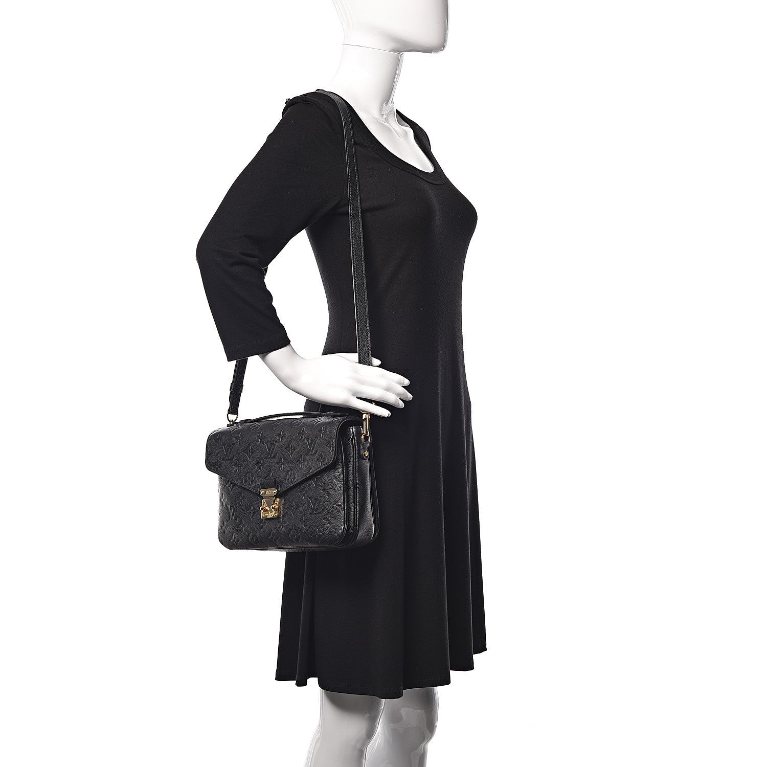 Louis Vuitton Empreinte Pochette Metis Black 2 of 9