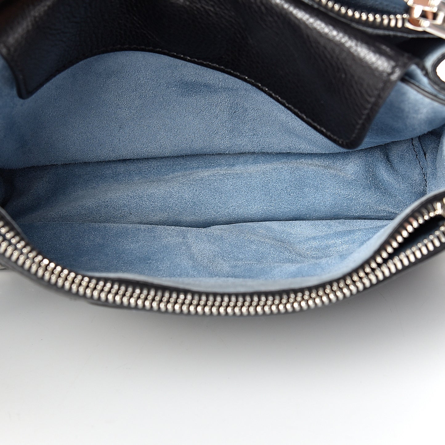 Glace Calfskin Studded Etiquette Shoulder Bag Black