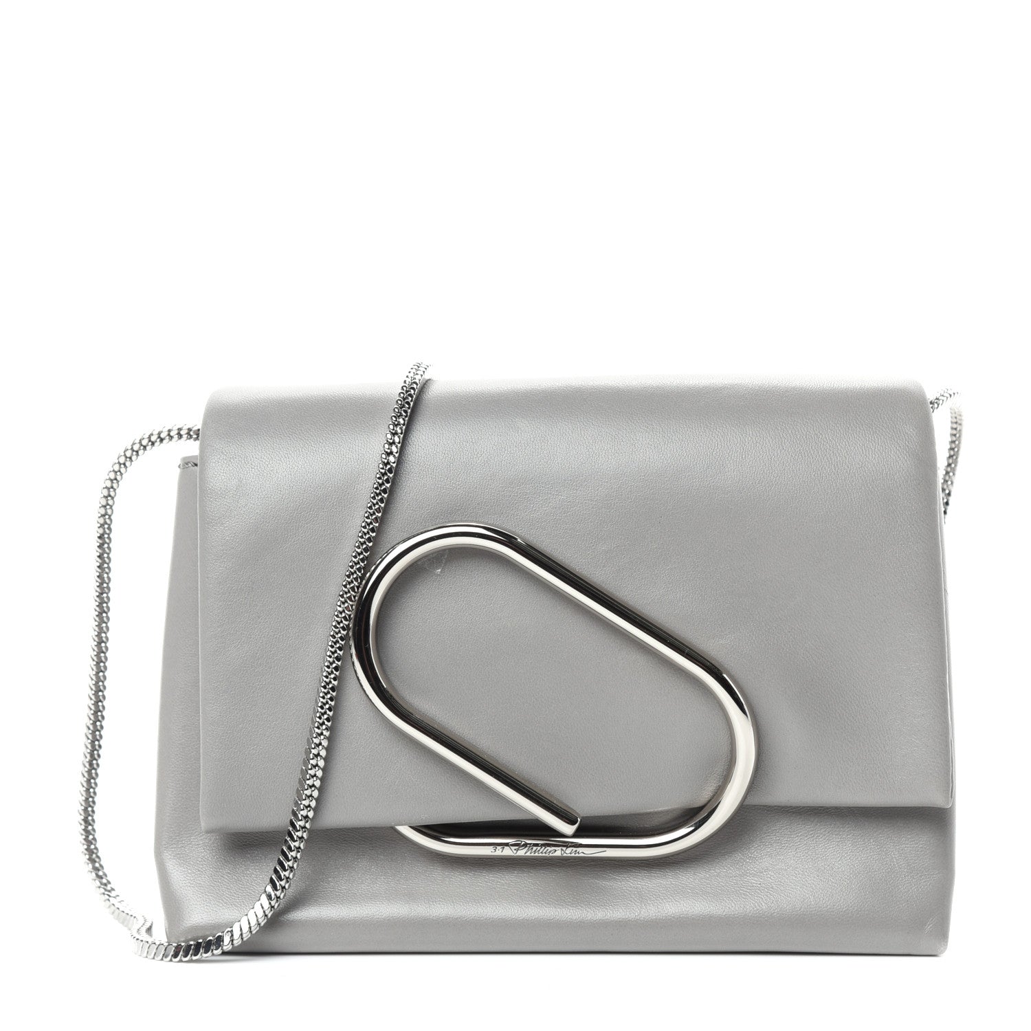 3.1 Phillip Lim Calfskin Micro Alix Crossbody Bag Cement 1 of 10