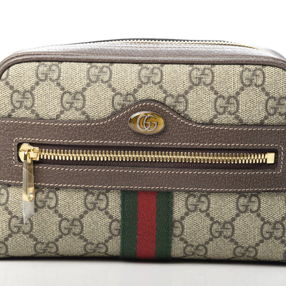 Gucci GG Supreme Monogram Web Small Ophidia Belt Bag 75 30 Dark Brown 8 of 10