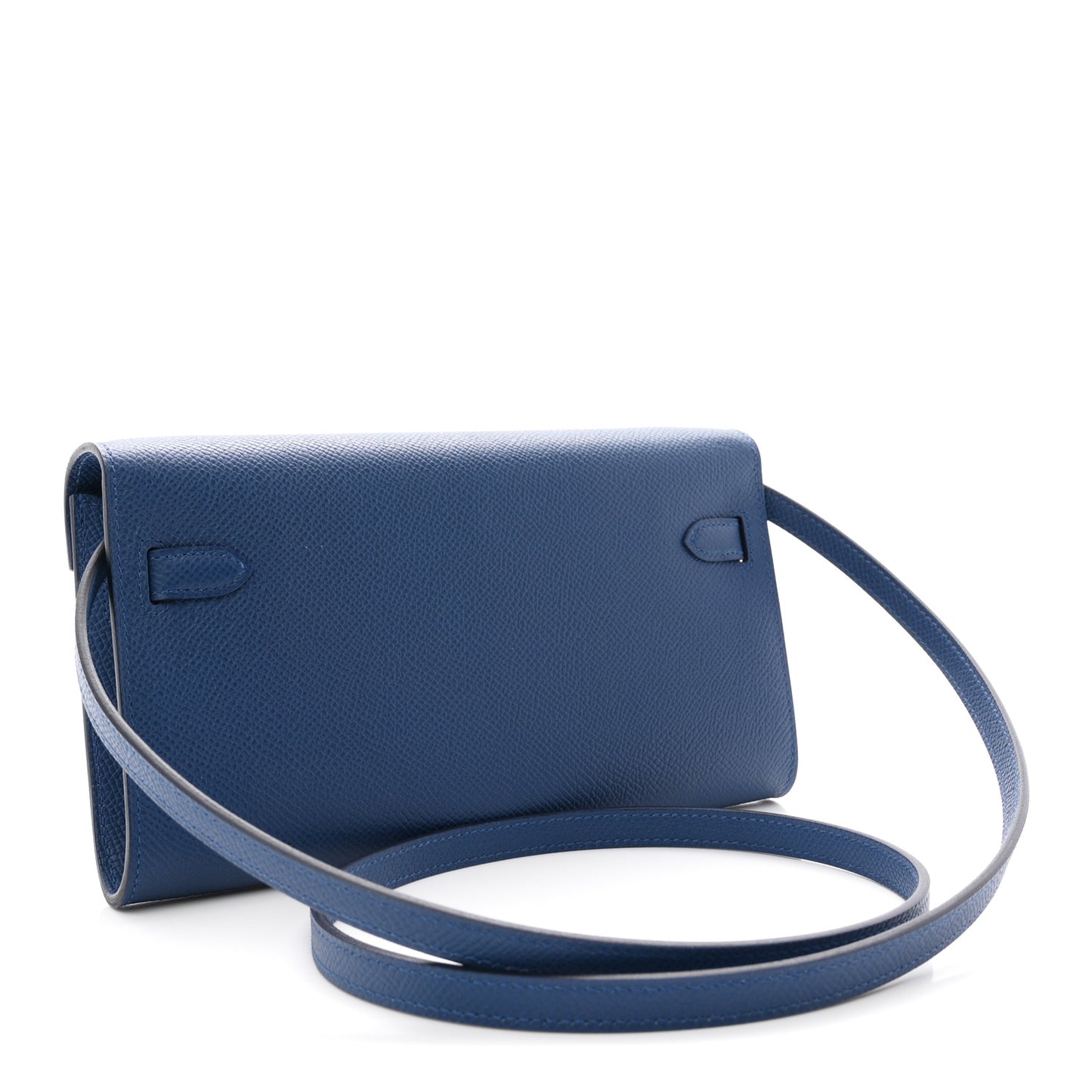 Epsom Kelly Wallet To Go Bleu Tie
