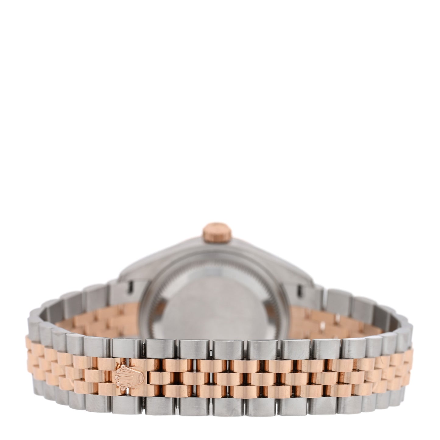 Stainless Steel 18K Everose Gold Diamond 28mm Oyster Perpetual Datejust Watch Green 279171