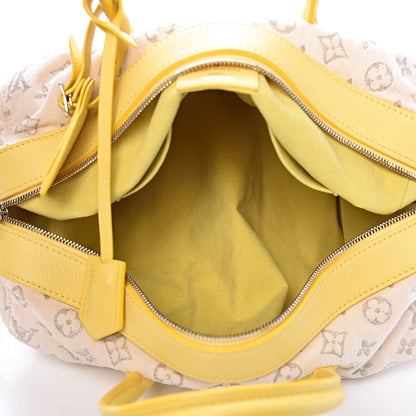 Louis Vuitton Monogram Denim Speedy Round Yellow 5 of 15
