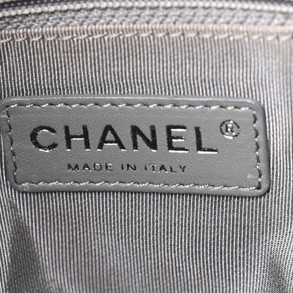 Chanel Crumpled Caviar Quilted Maxi Elastic Flap Light Brown 6 of 10