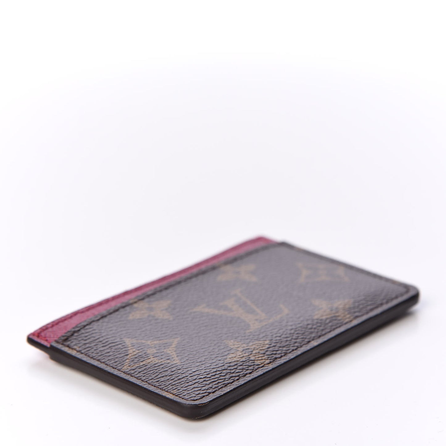 Monogram Card Holder Fuchsia
