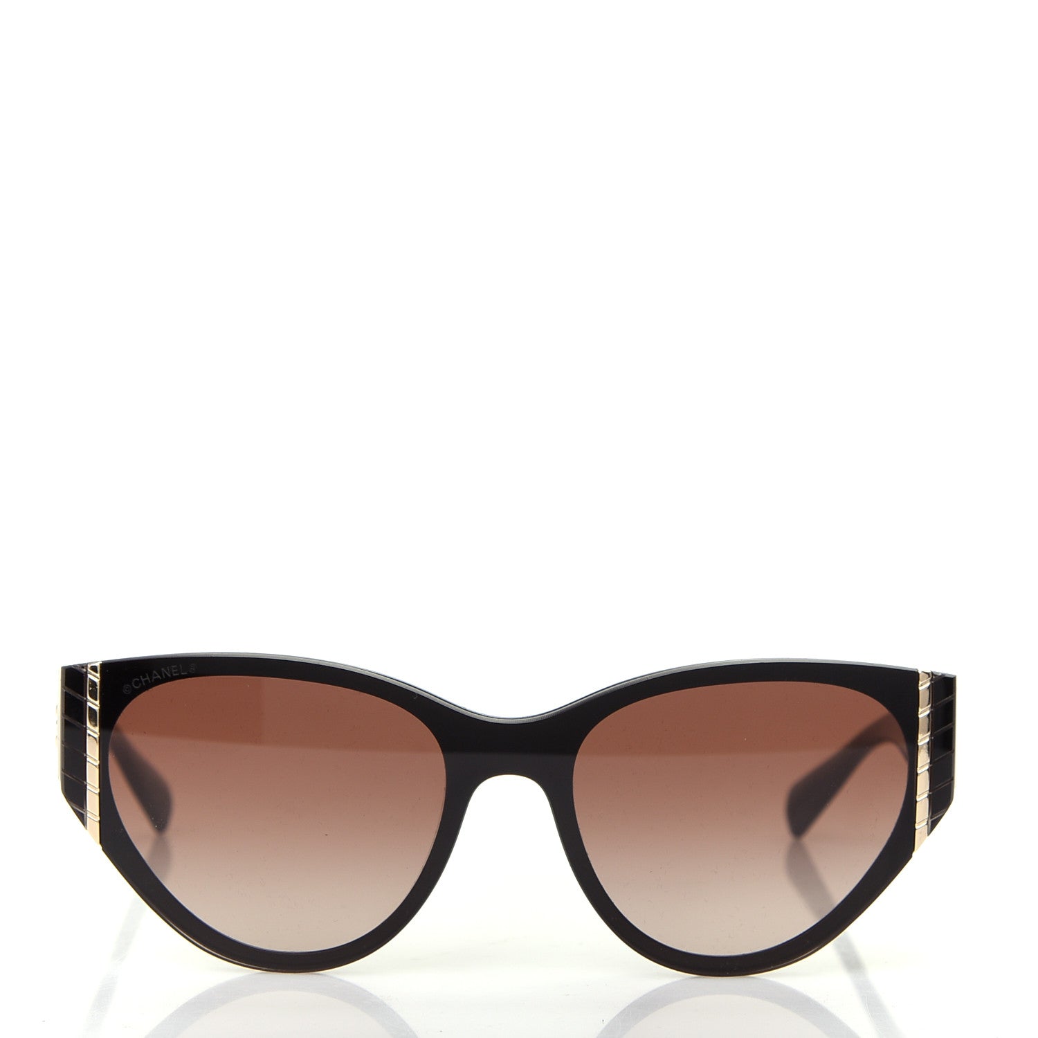 Chanel CC Cat Eye Sunglasses 6054 Brown 2 of 8