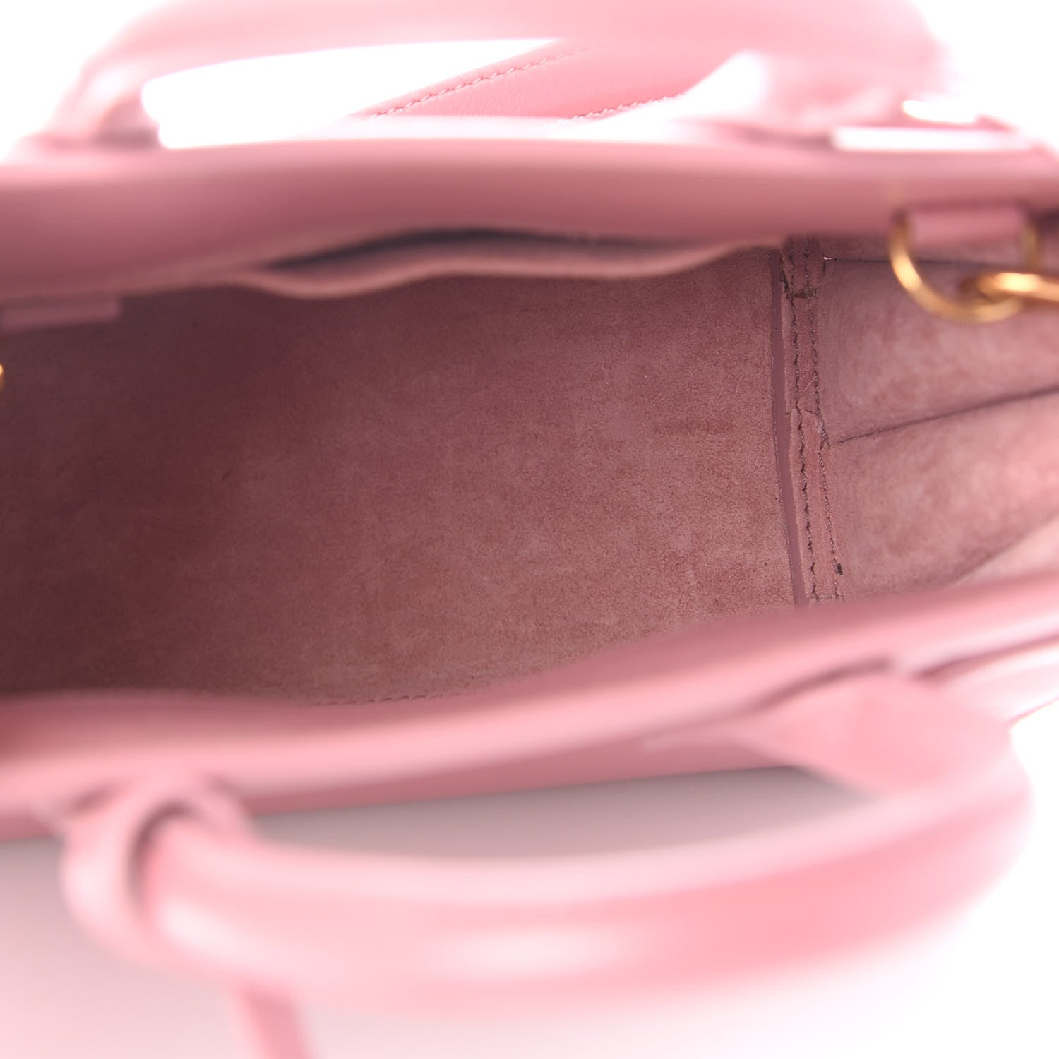 Saint Laurent Calfskin Nano Sac De Jour Rose Dark 4 of 10