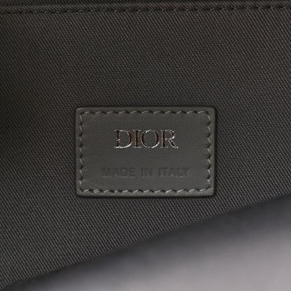Christian Dior Coated Canvas CD Diamond Large Hit The Road Backpack Gray 6 of 12
