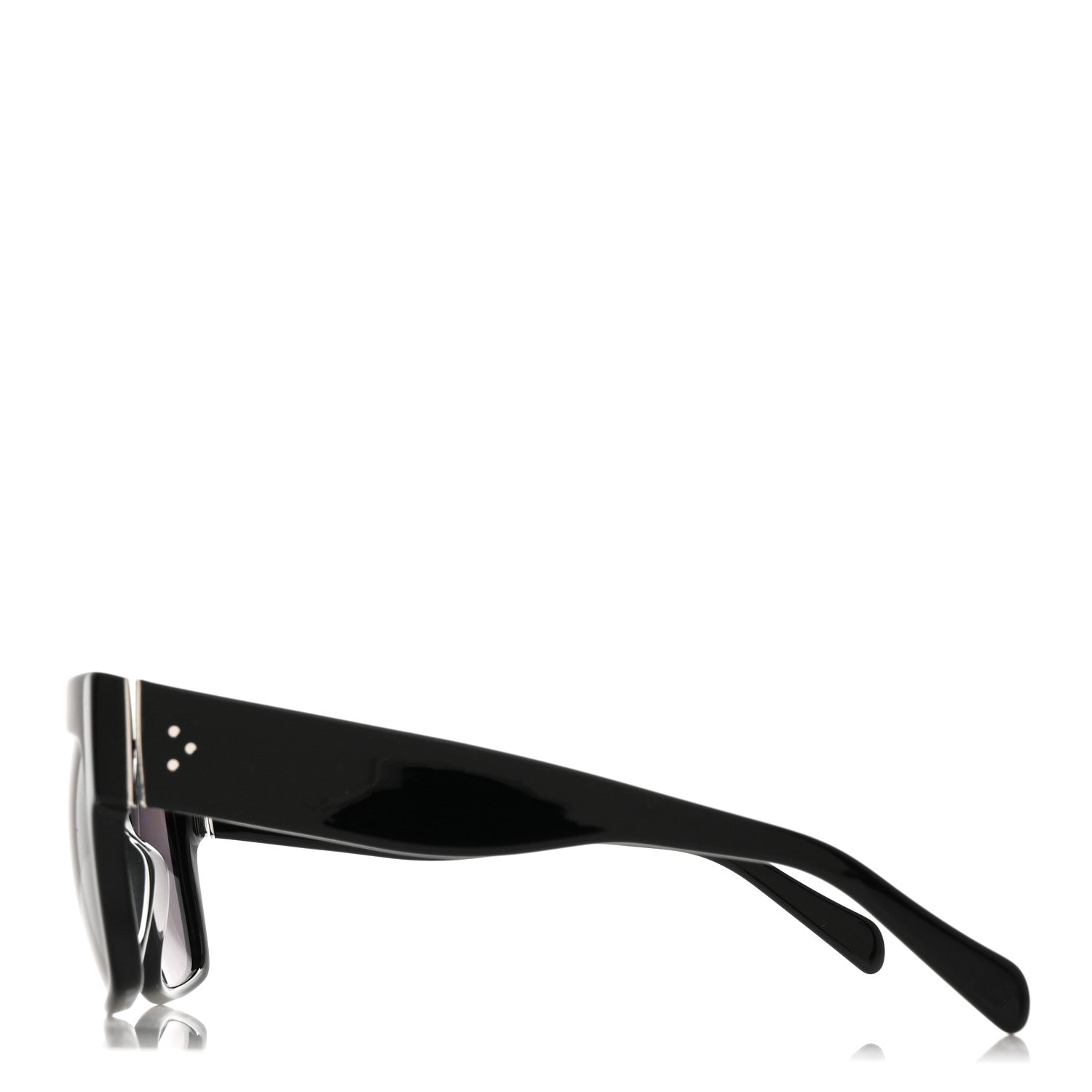 Celine Polarized ZZ Top Sunglasses CL 41756 Black 3 of 7