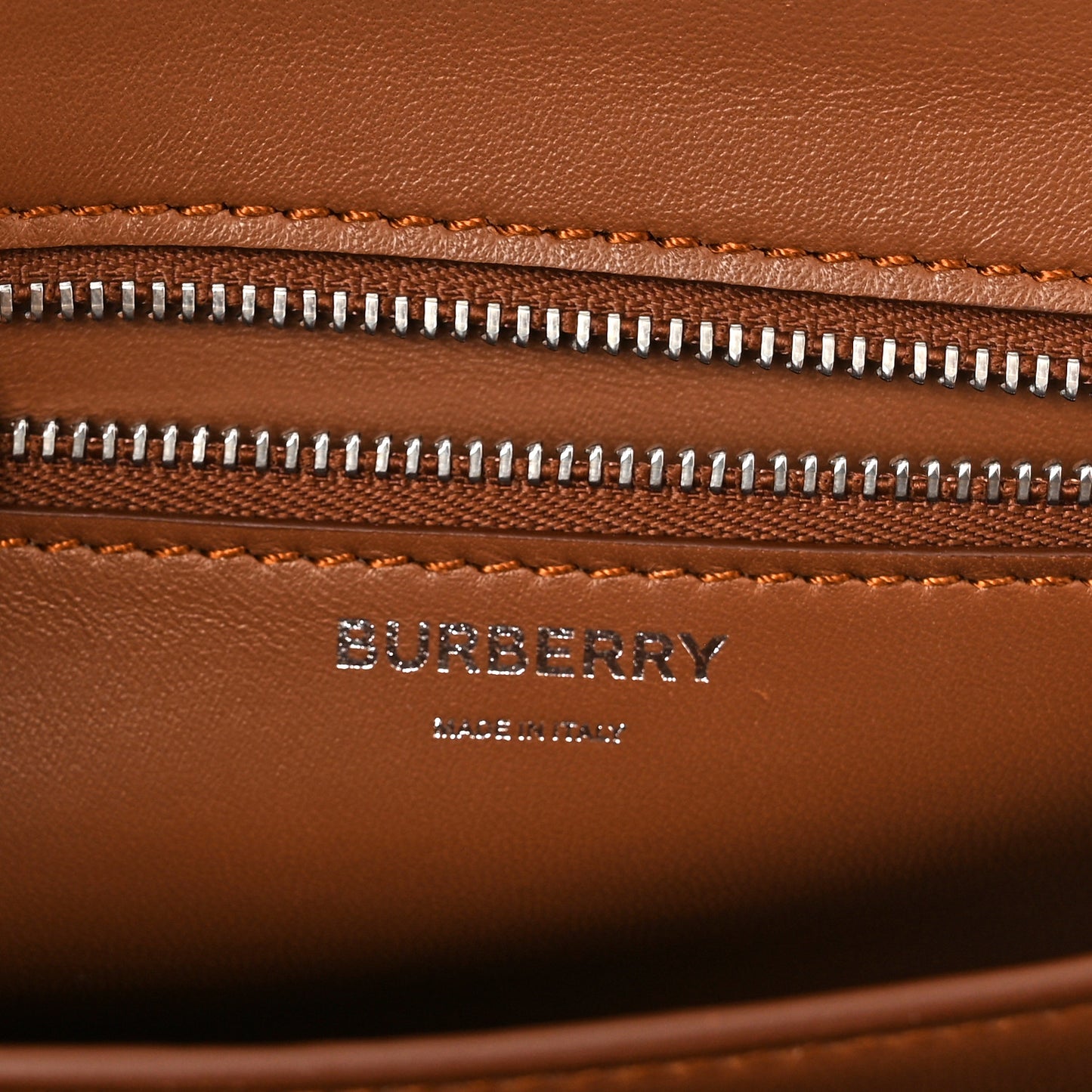 Calfskin Small TB Bag Malt Brown