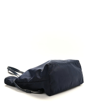 Prada Tessuto Nylon Saffiano Tote Navy 4 of 8