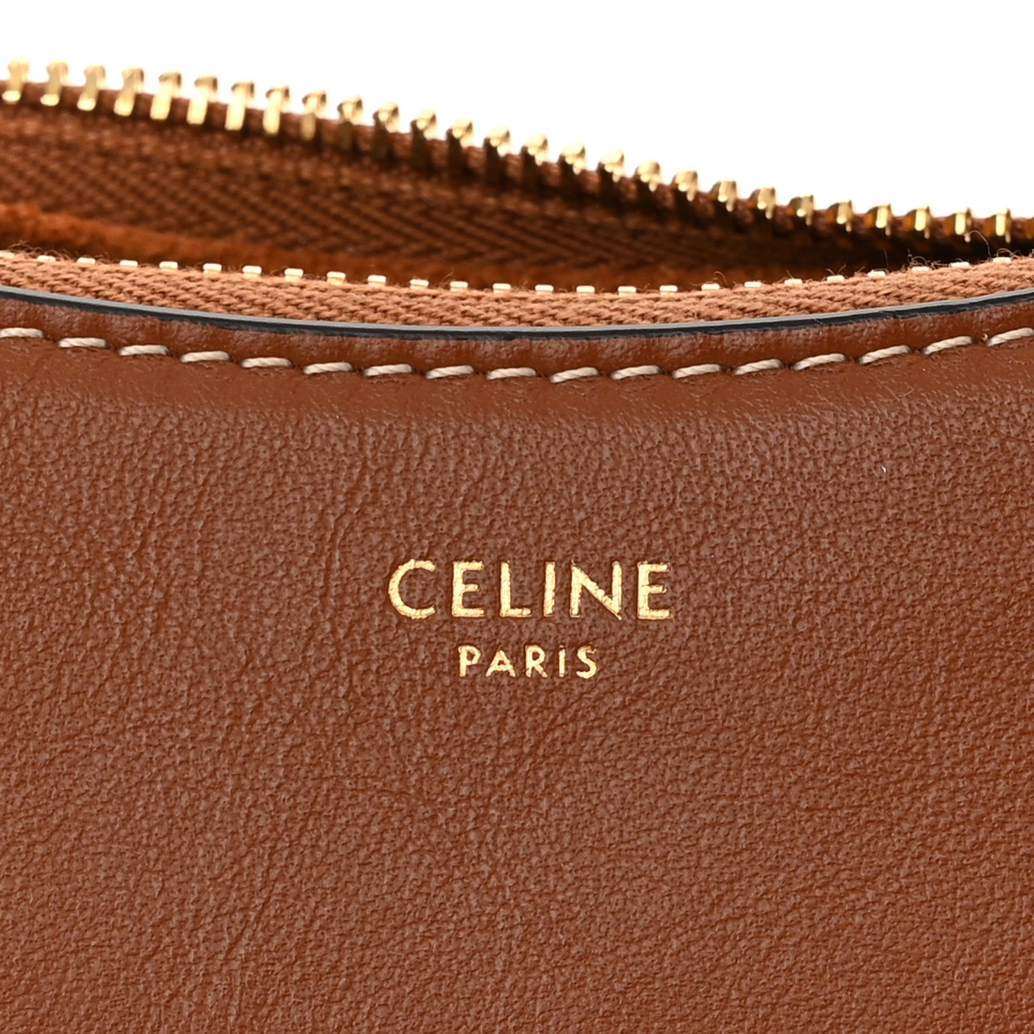 Celine Smooth Calfskin Medium Strap Ava Shoulder Bag Tan 6 of 9