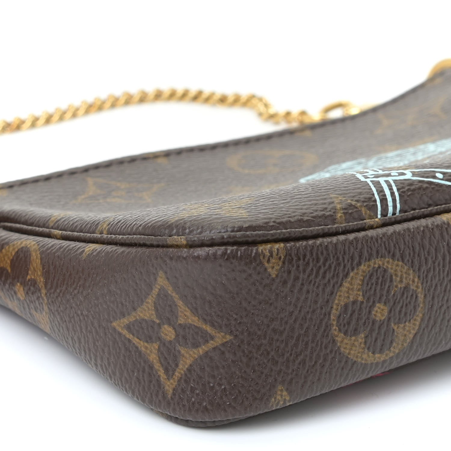 Louis Vuitton Monogram 2014 Christmas Animation Mini Pochette Accessories 4 of 9