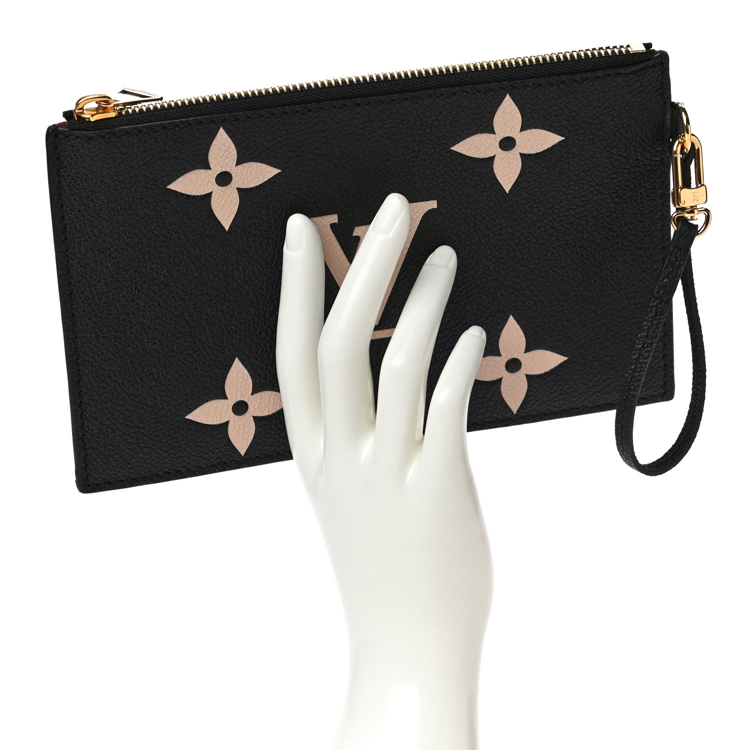 Louis Vuitton Empreinte Monogram Giant Neonoe MM Pochette Black Beige 3 of 10