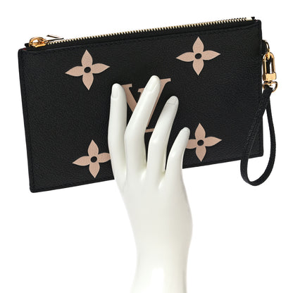 Louis Vuitton Empreinte Monogram Giant Neonoe MM Pochette Black Beige 3 of 10
