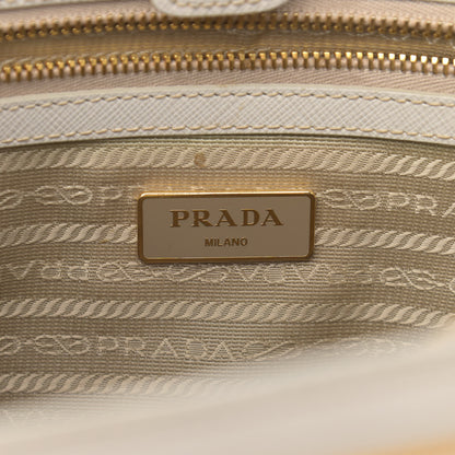 Prada Saffiano Medium Galleria Double Zip Tote Bianco 6 of 19
