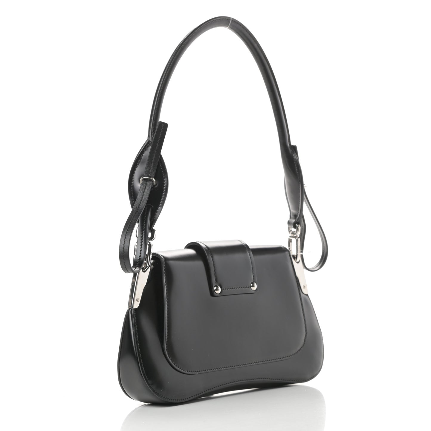 Spazzolato Sidonie Shoulder Bag Black