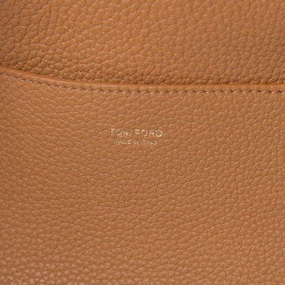 Tom Ford Pebbled Calfskin Medium Jennifer Crossbody Whiskey 7 of 12