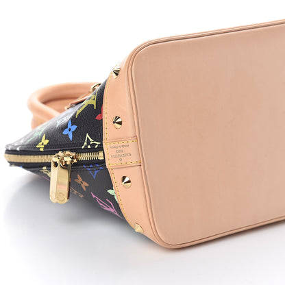 Louis Vuitton Monogram Multicolor Alma Black 7 of 8