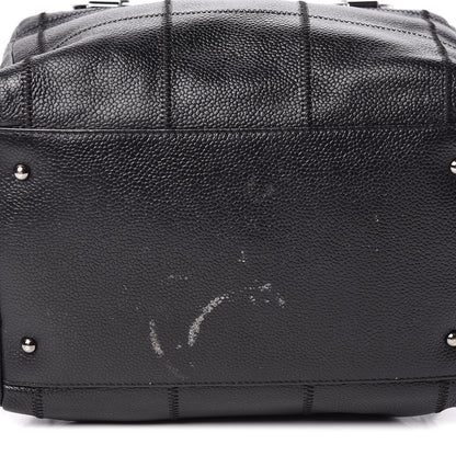 Chanel Caviar Square Stitched Bowler Black 11 of 11