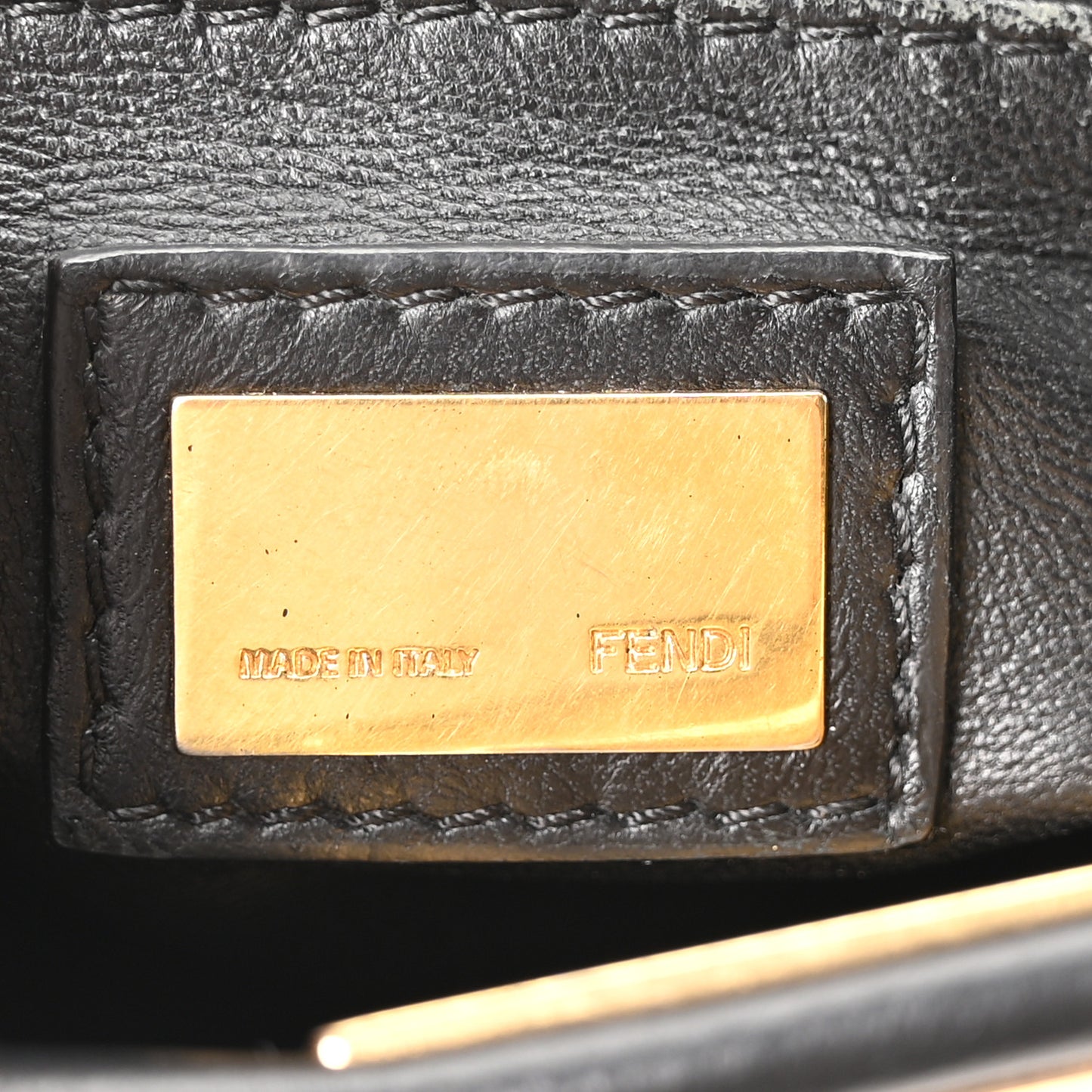 Nappa Mini Peekaboo Iconic Satchel Black