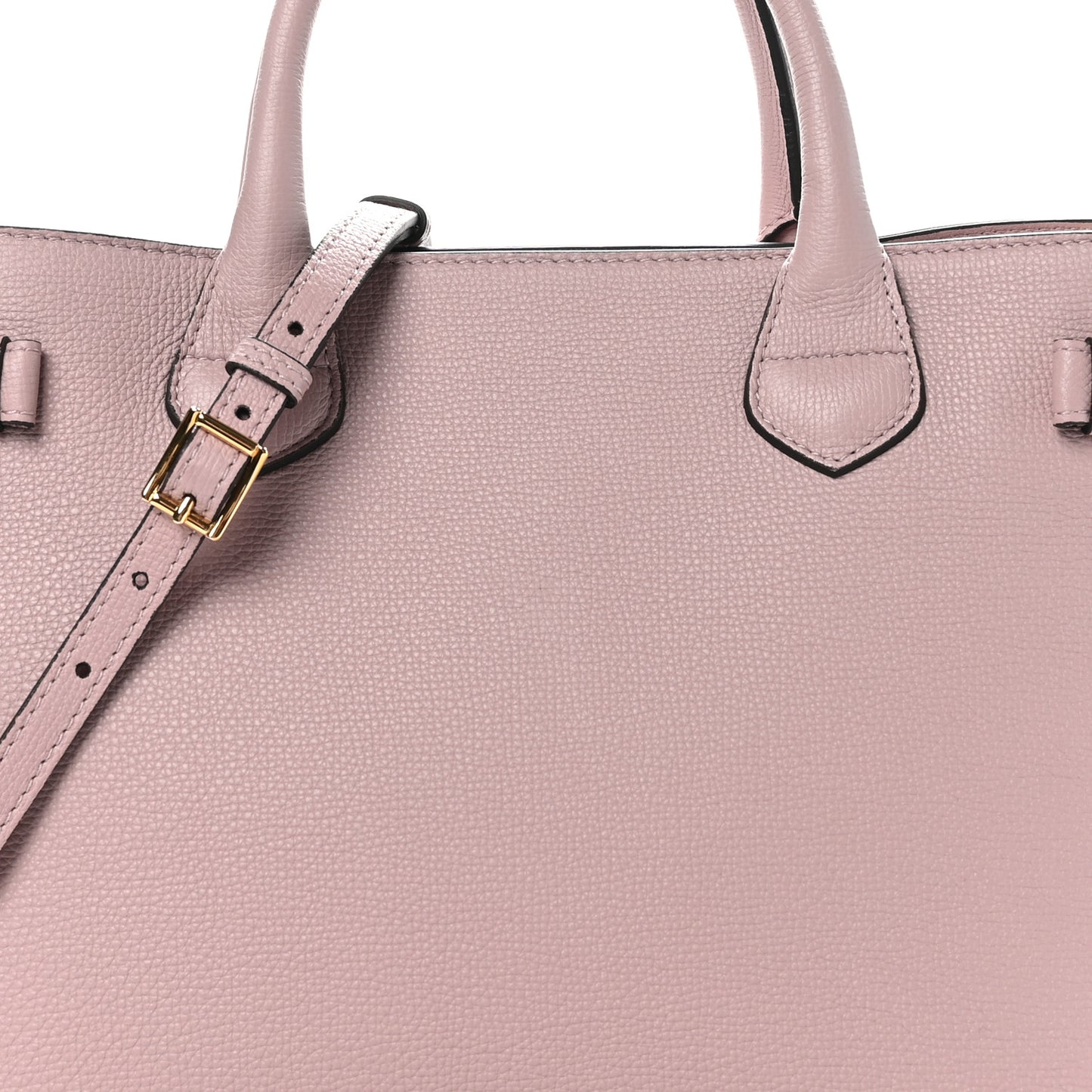 Derby Calfskin House Check Medium Banner Tote Pale Orchid
