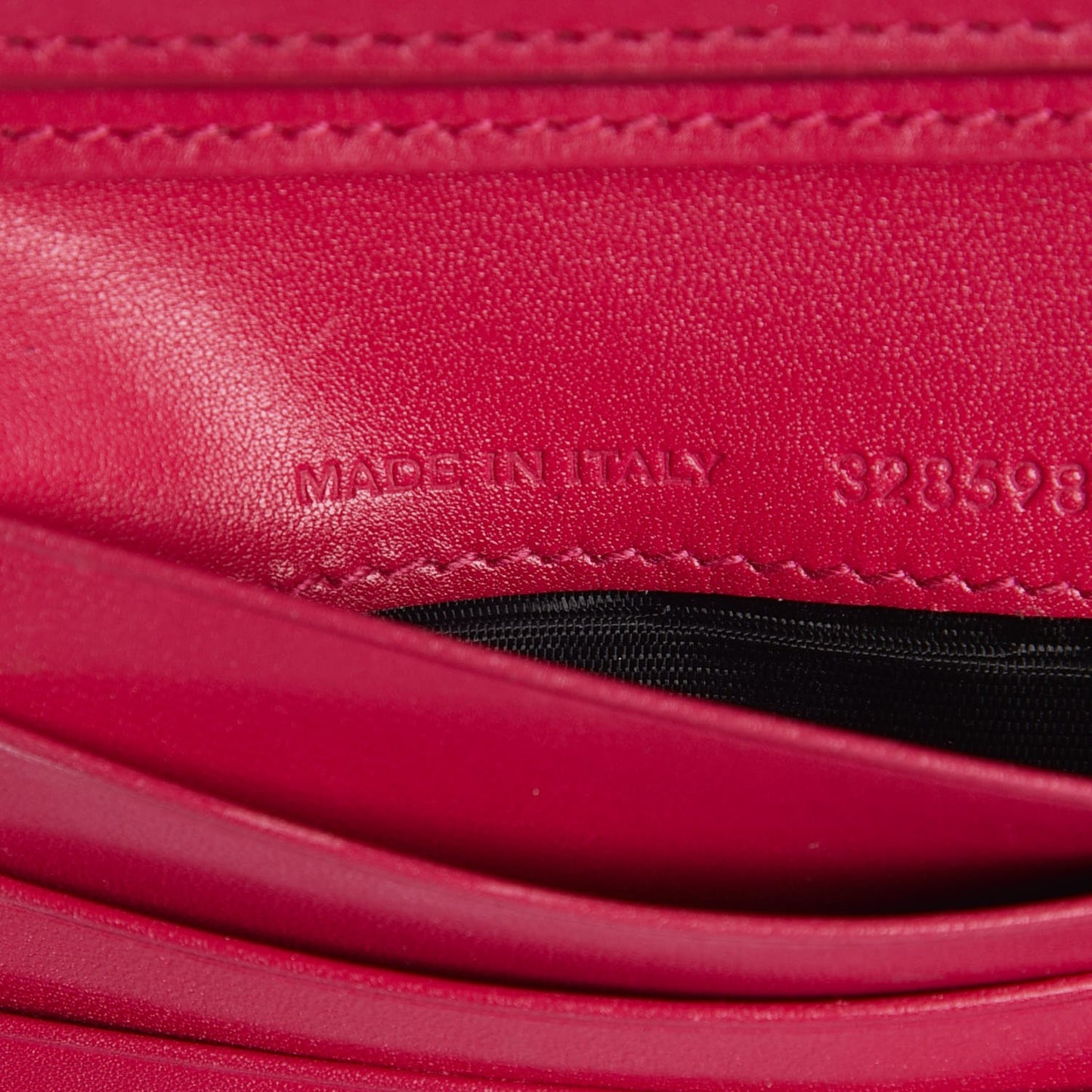 Calfskin Trifold Wallet Pink