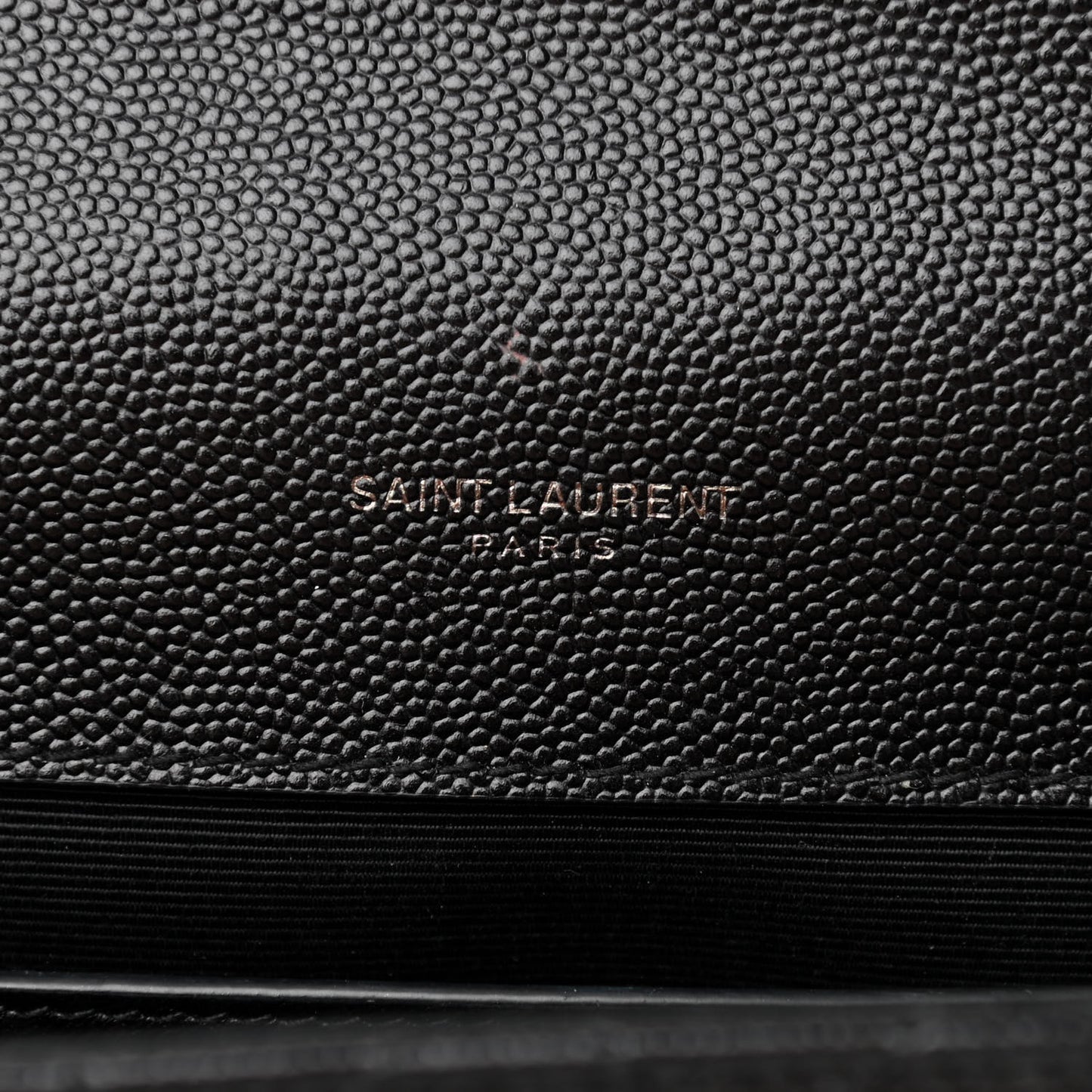 Grain De Poudre Textured Mixed Matelasse Triquilt Medium Monogram Satchel Black