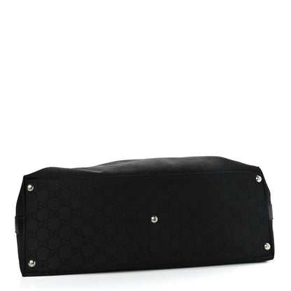 Gucci Nylon Monogram Extra Large Hobo Black 3 of 18
