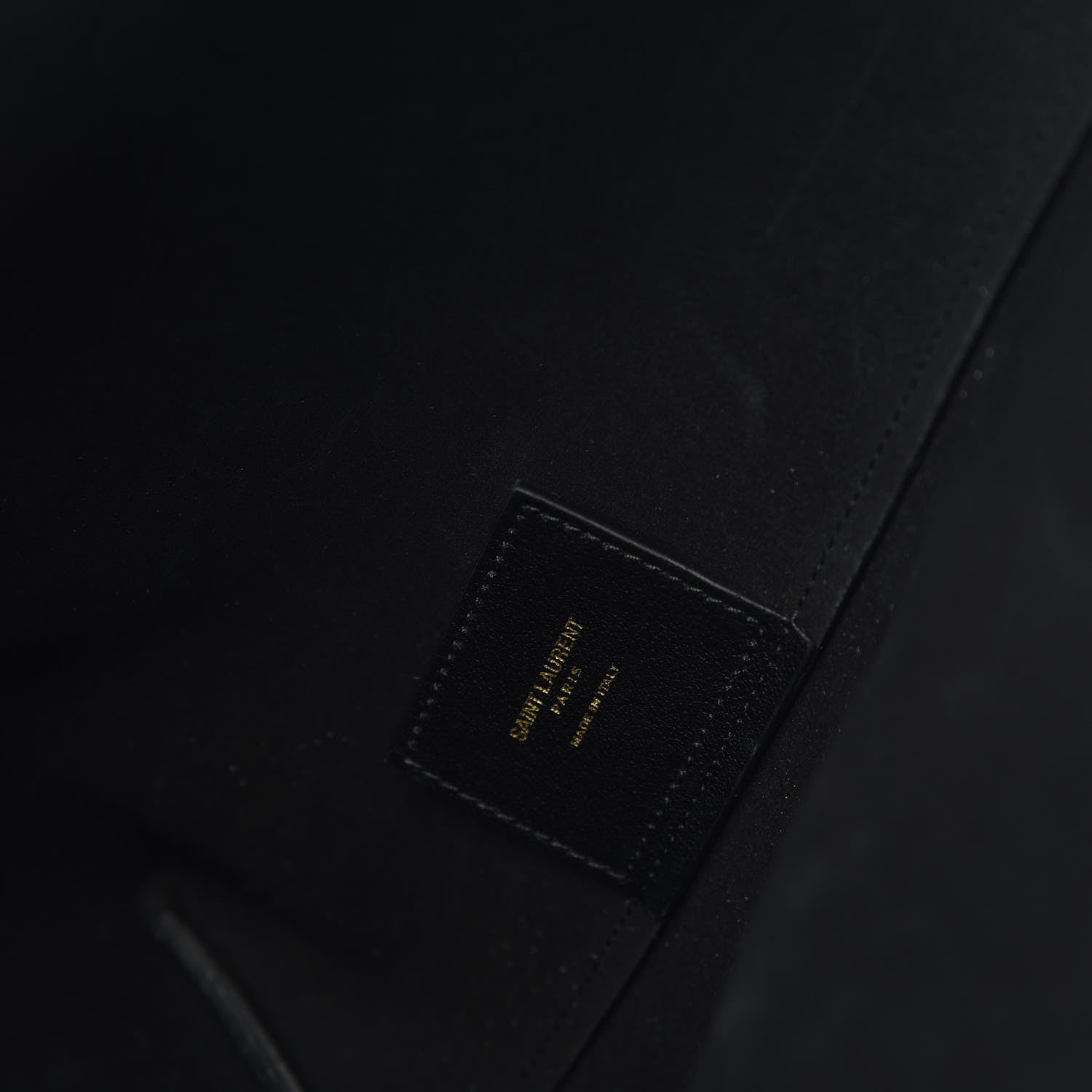 Saint Laurent Calfskin Large Shopping Tote Black 9 of 10