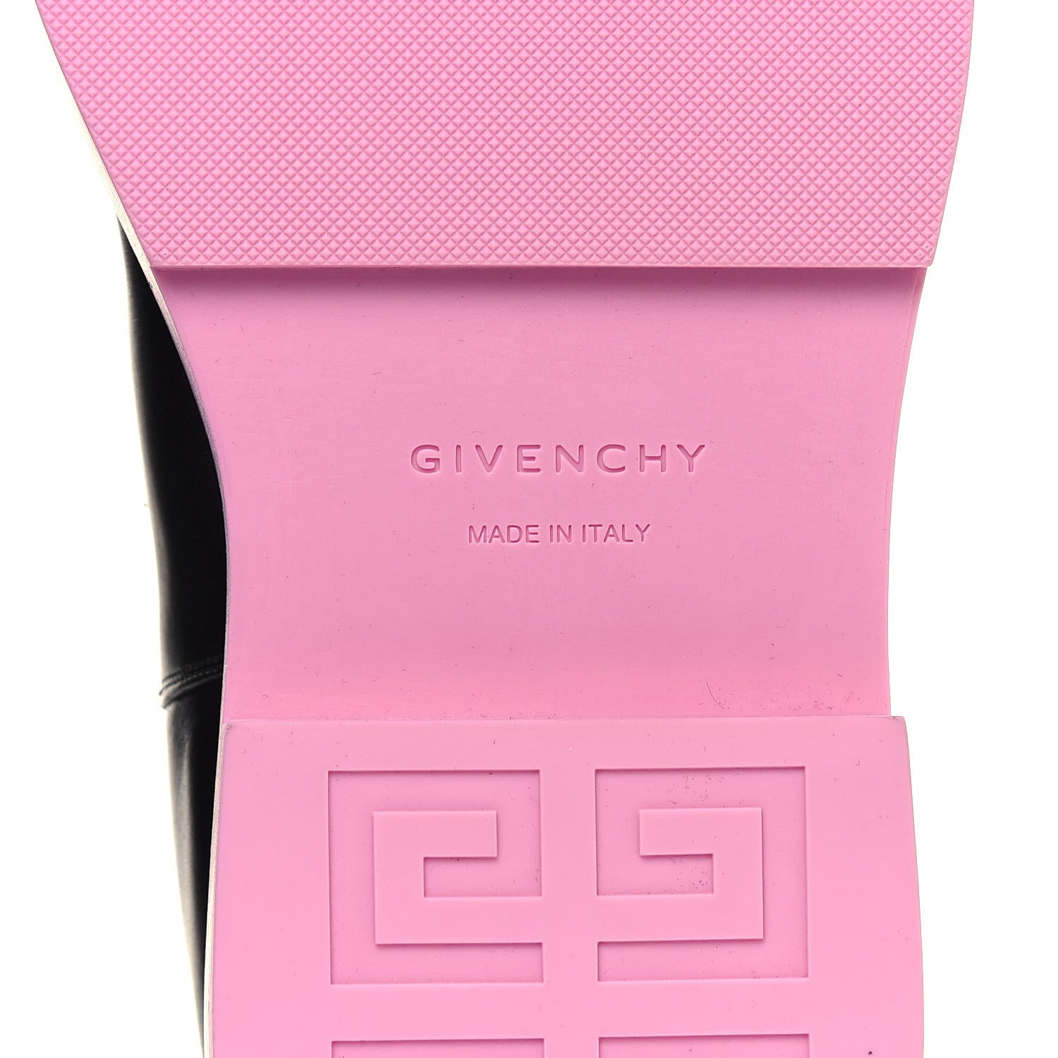 Givenchy Calfskin Squared Ankle Boots 40 Black Pink 7 of 10