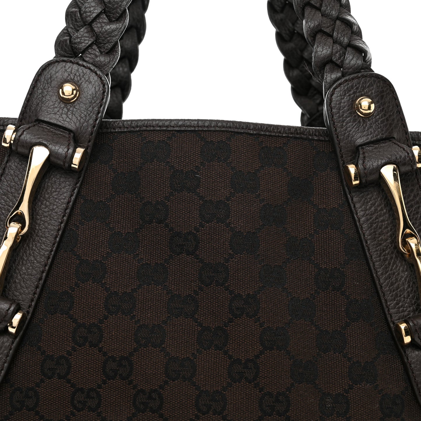 Monogram Small Pelham Shoulder Bag Black Brown