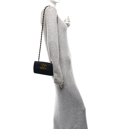 Chanel Satin Quilted Mini Single Flap Black 2 of 12